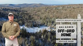 SALE PENDING Off-Grid Home on 46 Acres | Maine Real Estate