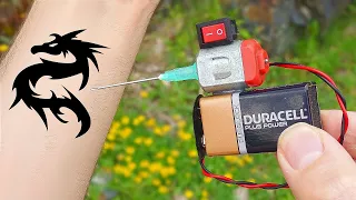 Ich Habe Eine ULTIMATIVE Tattoo-Maschine Gebaut (ES FUNKTIONIERT) 💉😲