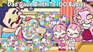 Dad Gave Birth To 100 Rainbow Haired Babies | Avatar World | Avatar Story