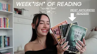 *finally* reading the most anticipated fantasy's (spoiler free reading vlog)
