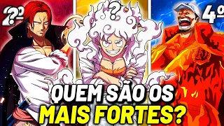 TOP 10 PERSONAGENS MAIS FORTES DE ONE PIECE VIVOS ATUALMENTE!