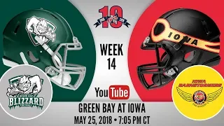 Week 14 | Green Bay Blizzard at Iowa Barnstormers