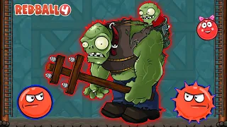 Boss Red Ball 4 vs Plants vs Zombies 3 Into The Caves