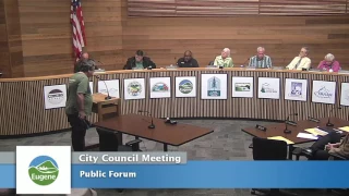 Eugene City Council Meeting: November 28, 2016
