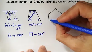 Demostración de la Suma de los ángulos internos en un polígono