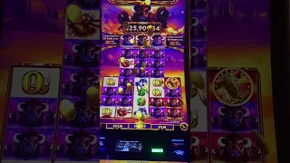 Crazy big jackpot on buffalo ascension slot machine 25 dollar max bet #bigjackpot #casino