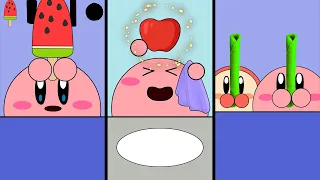 Kirby Animation - Apple with Choco, Gummy Watermelon, Chips Challenge Waddle Dee Complete Edition