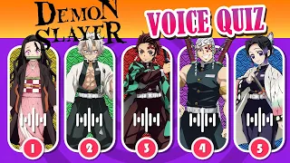 Guess The Demon Slayer Characters By Their Voice 😈👺⚔️