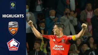 FC LORIENT - LOSC LILLE (2 - 1) - Highlights - (FCL - LOSC) / 2021-2022