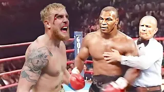*K.O* Mike Tyson vs Jake Paul(1) FULL EXHIBITION FIGHT HIGHLIGHTS ~FIRST KNOCKOUT IN SPARRING 2024~