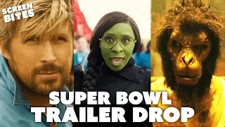 Super Bowl 2024 Trailer Drop | Wicked/Despicable Me 4/Monkey Man/Fall Guy/Twister | Screen Bites