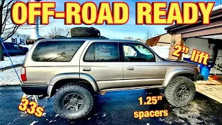 3RD GEN 4RUNNER GETTING UPGRADES - SUSPENSION - WHEELS - WINCH