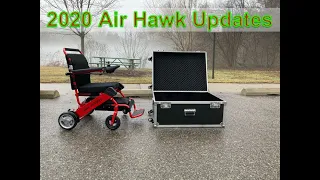 2020 Air Hawk Folding Power  Wheelchair Updates