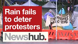 Heavy rain watch to challenge anti-mandate protesters and police at Parliament | Newshub