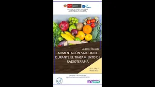 TELE IEC: Alimentación para paciente con tratamiento de radioterapia de cabeza y cuello