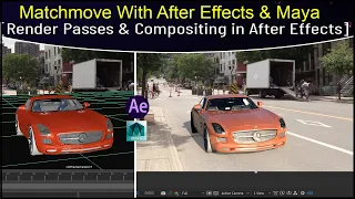 Matchmove with After Effects & Maya Part 02 | Render Passes Compositing In After Effects
