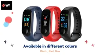 M3 Plus Smart Watch Waterproof Pedometer