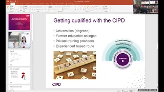 Your HR Career - Getting professionally qualified in HR (15 Nov 2021) [CIPD Essex & Ipswich branch]