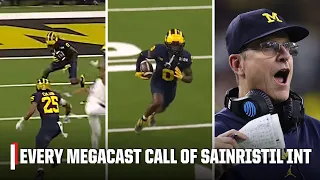 EVERY CALL from Michigan’s GAME-SEALING INT in the National Championship 🔥 | ESPN College Football