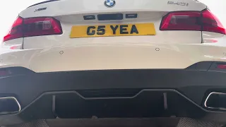 BMW 540i G30 Cold Start (M Performance Exhaust)