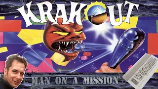 Let´s Play C64 Krakout 😈 Man on a Mission 😈  Longplay till the end (Deutsch/Gameplay)