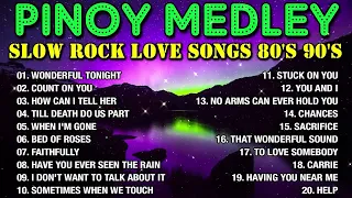 NONSTOP SLOW ROCK LOVE SONGS 80S 90S 🌺 MGA LUMANG TUGTUGIN NOONG 90S 🎤🎧Best Lumang Tugtugin🎧