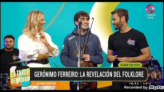 Gerónimo Ferreiro en La Tarde del Nueve