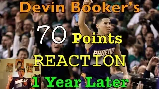 Reacting To Devin Booker 's 70 Points 1 Year Anniversary