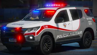 PERSEGUIÇÃO + CONFRONTO FORÇA TÁTICA  PMESP | GTA 5 POLICIAL