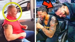 10 Shocking Funniest WWE Superstars in Real Life - Brock Lesnar, Roman Reigns