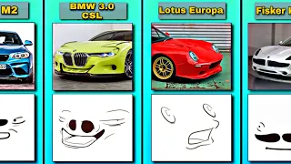 Comparison: Funny Car Faces