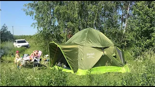 Отзыв о палатке Лотос КубоЗонт 6-У от Дмитрия и Анны