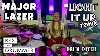 Major Lazer - Light It Up (Remix) - Drum Cover - Rex The Drummer