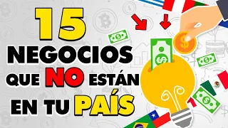 Negocios SIN Competencia 💸 Negocios Rentables que NO Están en tu País