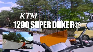 KTM 1290 Superduke R Akrapovic Exhaust RAW ON BOARD 4K