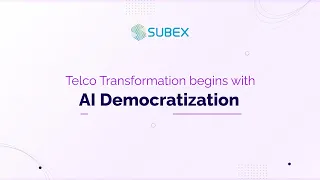 Webinar -Telco Transformation begins with AI Democratization