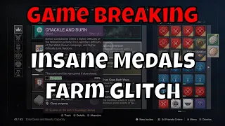 INSANE Medals Farm Glitch Platinum & Infinite Silver Bronze + Glimmer Legendary Shards Gunsmith Rank