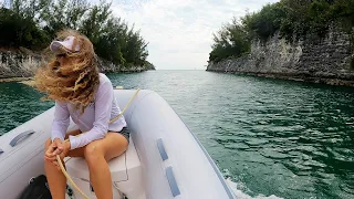 Exploring Great Harbour Cay, Berry Island, Bahamas on our Leopard 45. E24