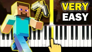 Minecraft Theme - Sweden (C418) - VERY EASY Piano tutorial