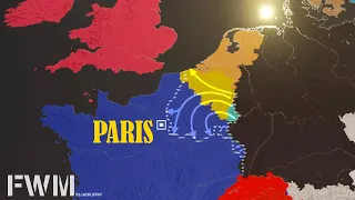 WW1 the Western Front Every Day | Full World Map