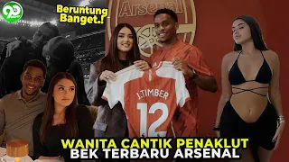 WAJAH BIASA TAPI PUNYA PACAR MULUS BANGET! Kisah Cinta Jurrien Timber Bek Anyar Andalan Arsenal