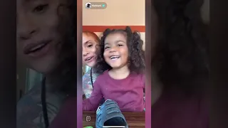 Kehlani and Adeya ig live