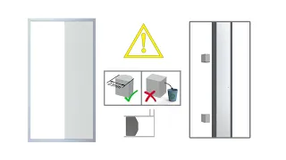 Clear 6 Installation: Slider Door & Side Panel