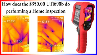Using the UNI-T UNi690B Thermal Imager Camera to perform a Home Inspection for heat loss?