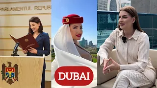 Munca la înălțime! De la funcționar public în Moldova, a ajuns stewardesă în Dubai