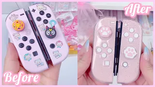 Custom Pink Nintendo Switch Joy Cons - Shell Replacement by ExtremeRate