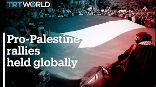 Rallies held across the world in support of Palestine