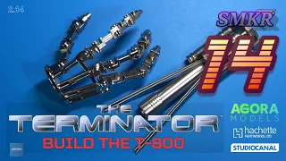 Agora Models Build the T-800 Terminator Pack 2 Stage 14 - Right Lower Arm & Fourth Right Finger