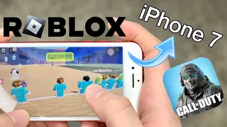 iPhone 7 sirve para GAMING 2023? ROBLOX test y más… iOS 15.7.3