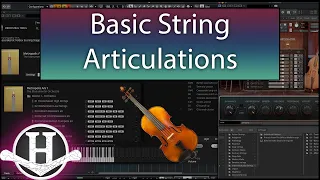 Basic String articulations - Orchestration Techniques